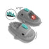 Sharkicks Basic - Hiver, Chaussons Requins Kaiju Nucléaire, Talon Ouvert